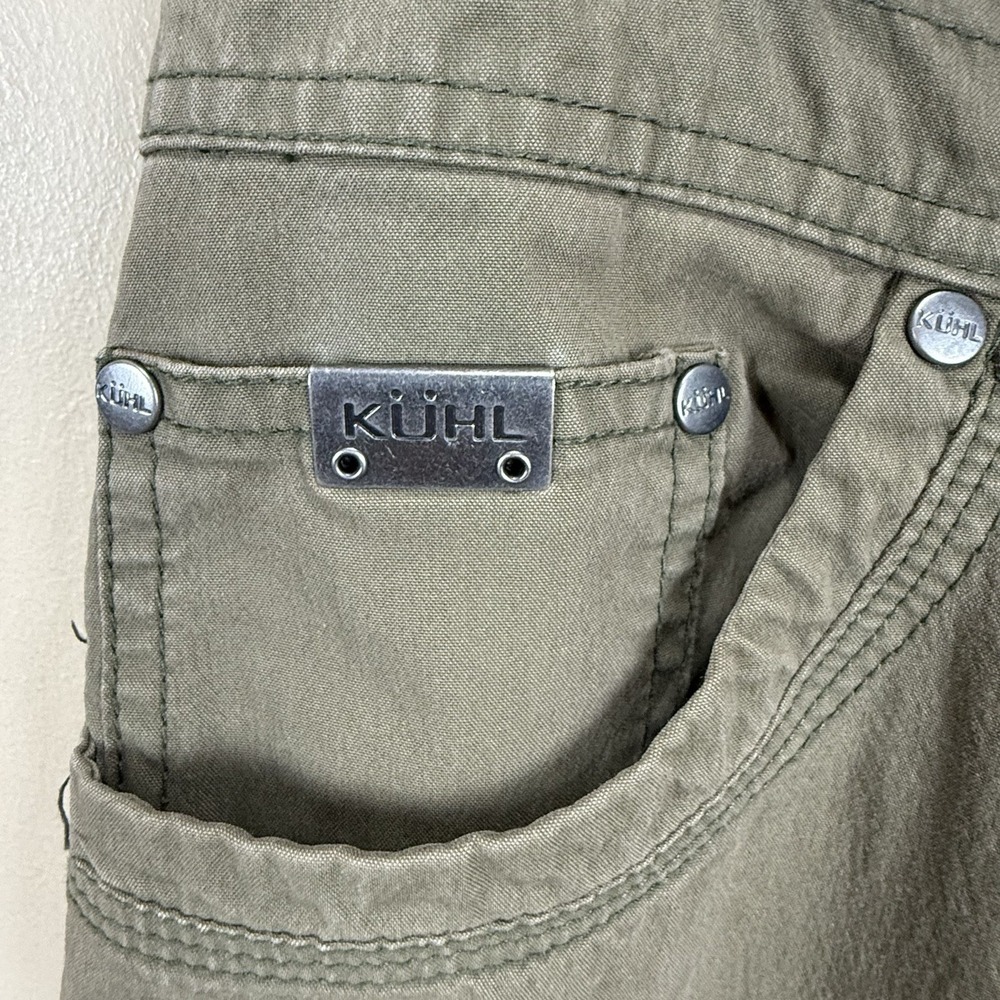 KUHL Mens Konfidant Air Pant Sz 34 Green Outdoor Hiking Stretch Lightweight - Picture 3 of 8